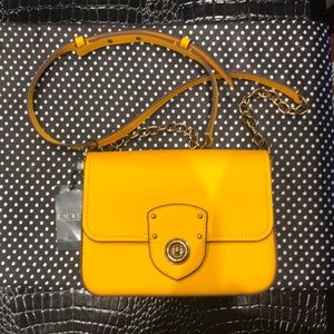 yellow ralph lauren purse